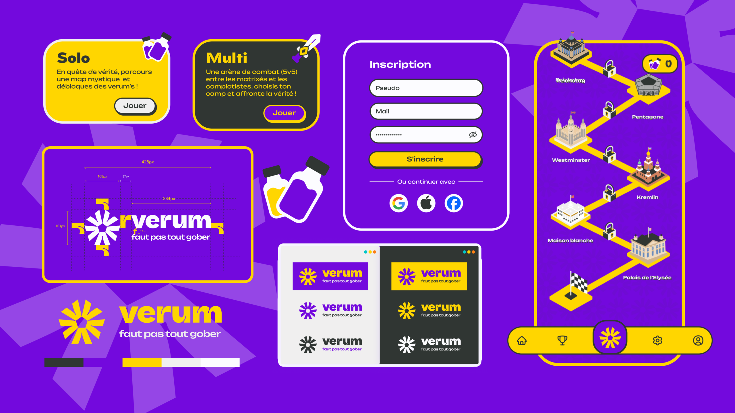 VERUM Éléments graphiques